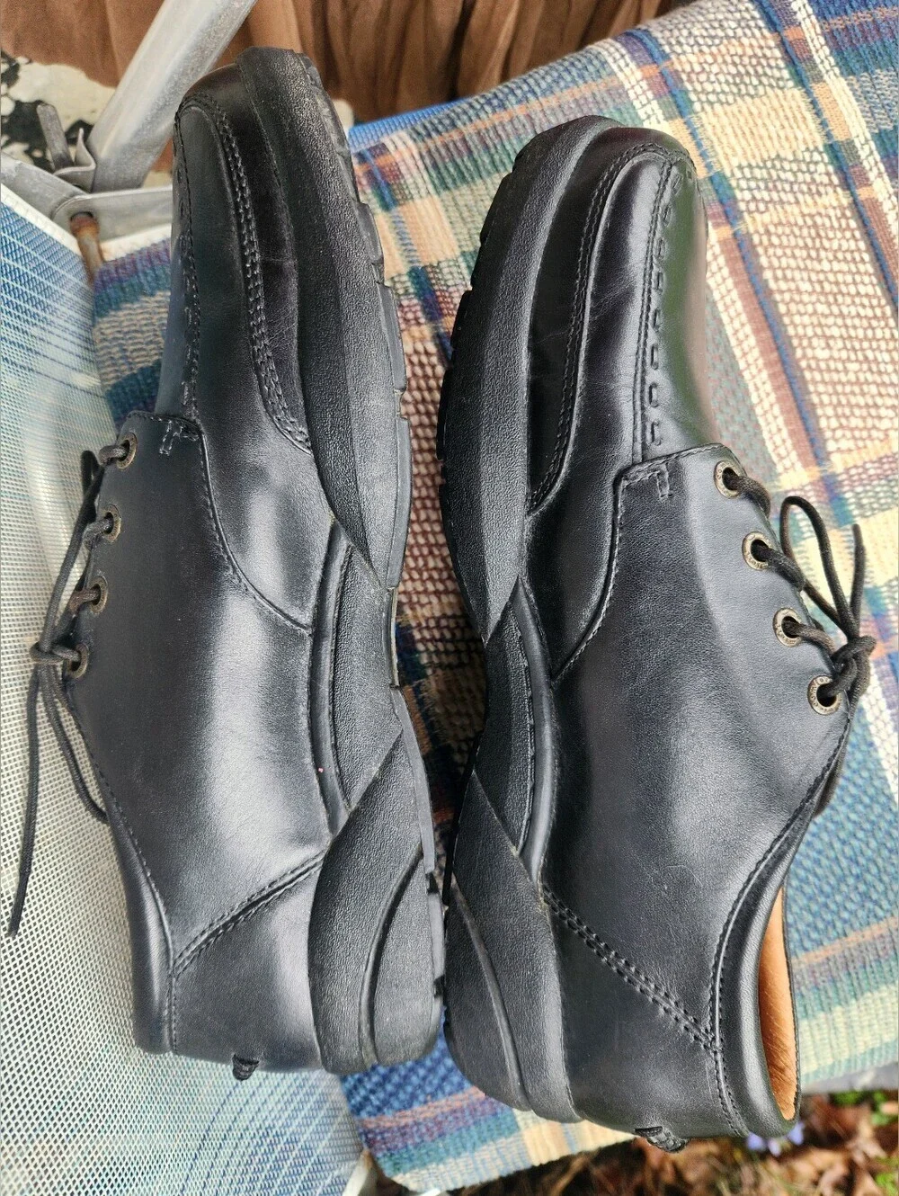 Men's sz 10 Wide Dr. Comfort ERIC Black Therapeutic Diabetic Extra Depth Shoes